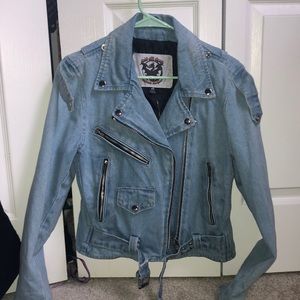 Denim Moto Jacket